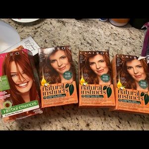Set of 5 at home hair color